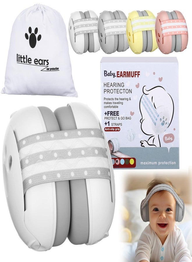 Copkim 4 Pack Baby Ear Protection for Babies and Toddlers up to 36 Months Infant Noise Cancelling Headphones Ear Muffs Against Hearing Damage Improves Sleep Travel Baby Bags - Image 1